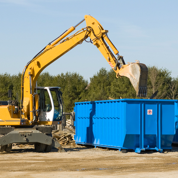 are there any restrictions on where a residential dumpster can be placed in Hales Corners Wisconsin